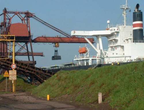 Benne portuaire à charbon