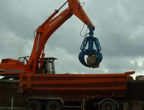 Grappin Hydro sur HITACHI EX 700